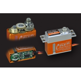CLS4406HHV---Ultra performance, 43g digital full CNC aluminium hulls mini coreless high voltage servo