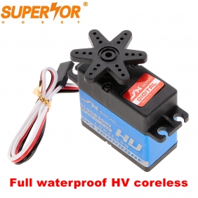 JX CLS5830HV 30KG coreless 0.09 sec servo Full waterproof 8.4V for 1/10 RedCat HPI Baja 5B SS 1/8 RC car buggy Crawler