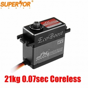 CLS6322HV JX 0.07sec Coreless Servo 21KG Large Torque 180 degree Ecoboost CNC Alum Shell Metal Gear Digital for RC Helicopter