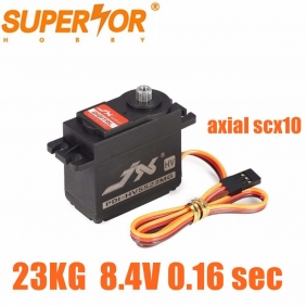 PDI-HV5523MG JX 23KG Servo 8.4V 0.16 sec Metal Gear Standard Servo for 1:8 1:10 RC car robot airplane PDI-6225MG-300 axial scx10