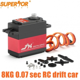 PDI-6208MG JX Servo 8KG 0.07 sec 90 degree high speed Standard Metal Gear 1/10 RC drift car buggy crawler model plane