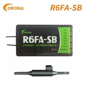 Corona R6FA-SB 2.4Ghz FASST Compatible S.BUS T8FG T10CG T12FG T16SG Receiver For RC Airplane