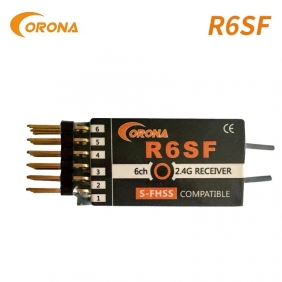 Corona R6SF 6ch S-FHSS/FHSS receiver compatible FUTABA S-FHSS T6J T8J T14SG T18MZ T18SZ