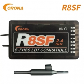 Corona R8SF 8ch S-FHSS/FHSS receiver compatible FUTABA S-FHSS T6J T8J T14SG T18MZ T18SZ