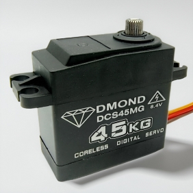 DMOND DCS45MG 45KG 0.1sec 8.4V middle aluminum case metal gear high torque digital coreless servo for 1/10 RC car plane robot
