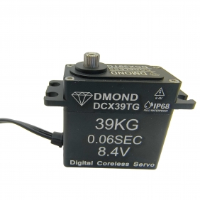 DMOND DCX39TG 39KG 0.06sec 8.4V IP68 Waterproof Titanium Steel Gear Digital Coreless Servo