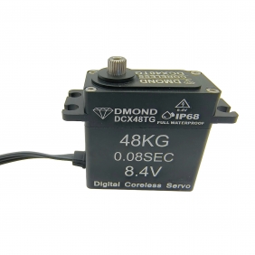 DMOND DCX48TG 48KG0.08sec 8.4V IP68 Waterproof Titanium Steel Gear Digital Coreless Servo